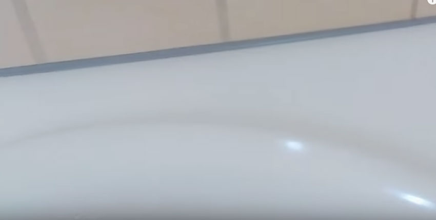 コーキングを乾燥させる