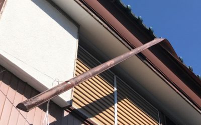雨樋の支持金具の破損