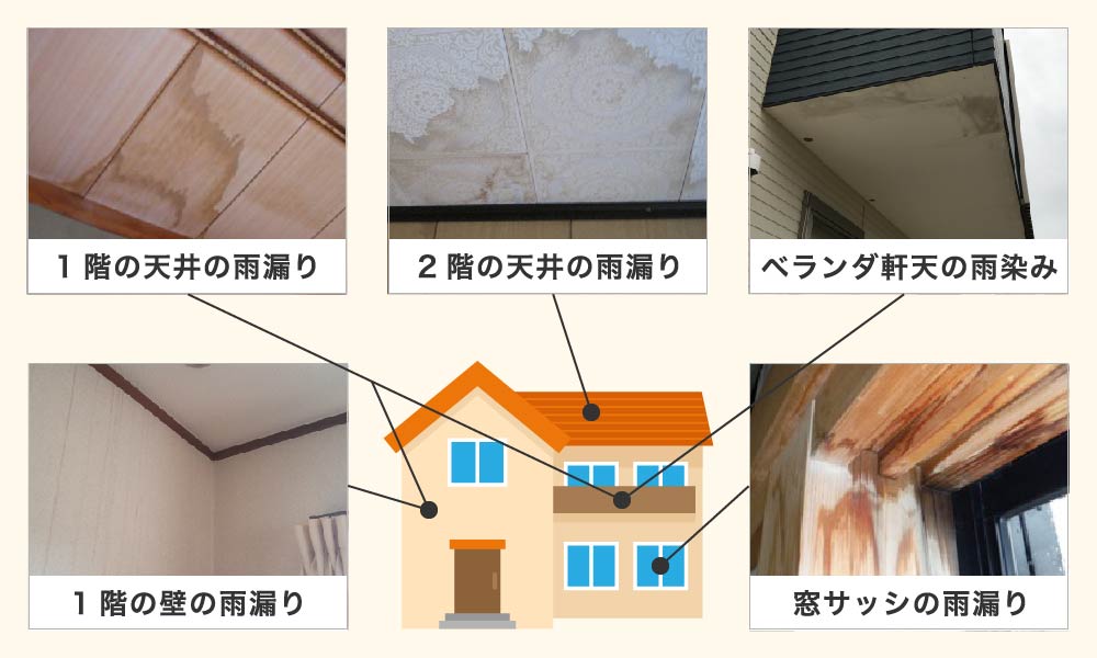 雨漏りの原因